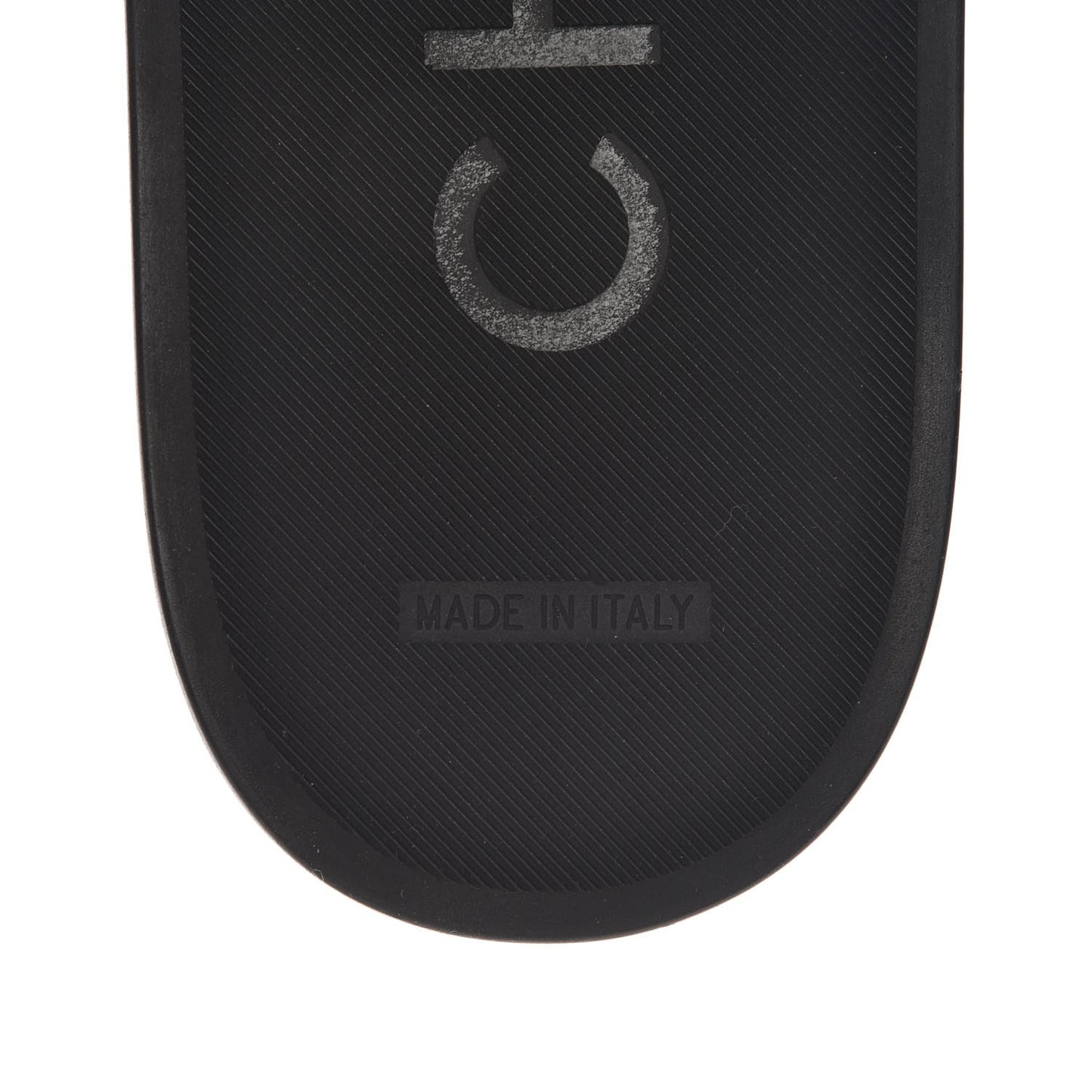 Lambskin Chain Flat Sandals 41 Dark Blue