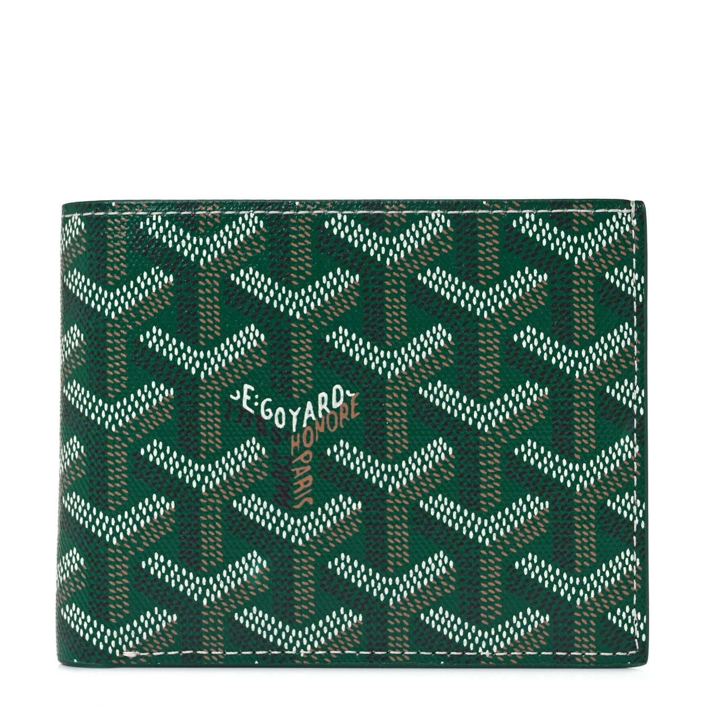 Goyardine Bifold Victoire Wallet Green