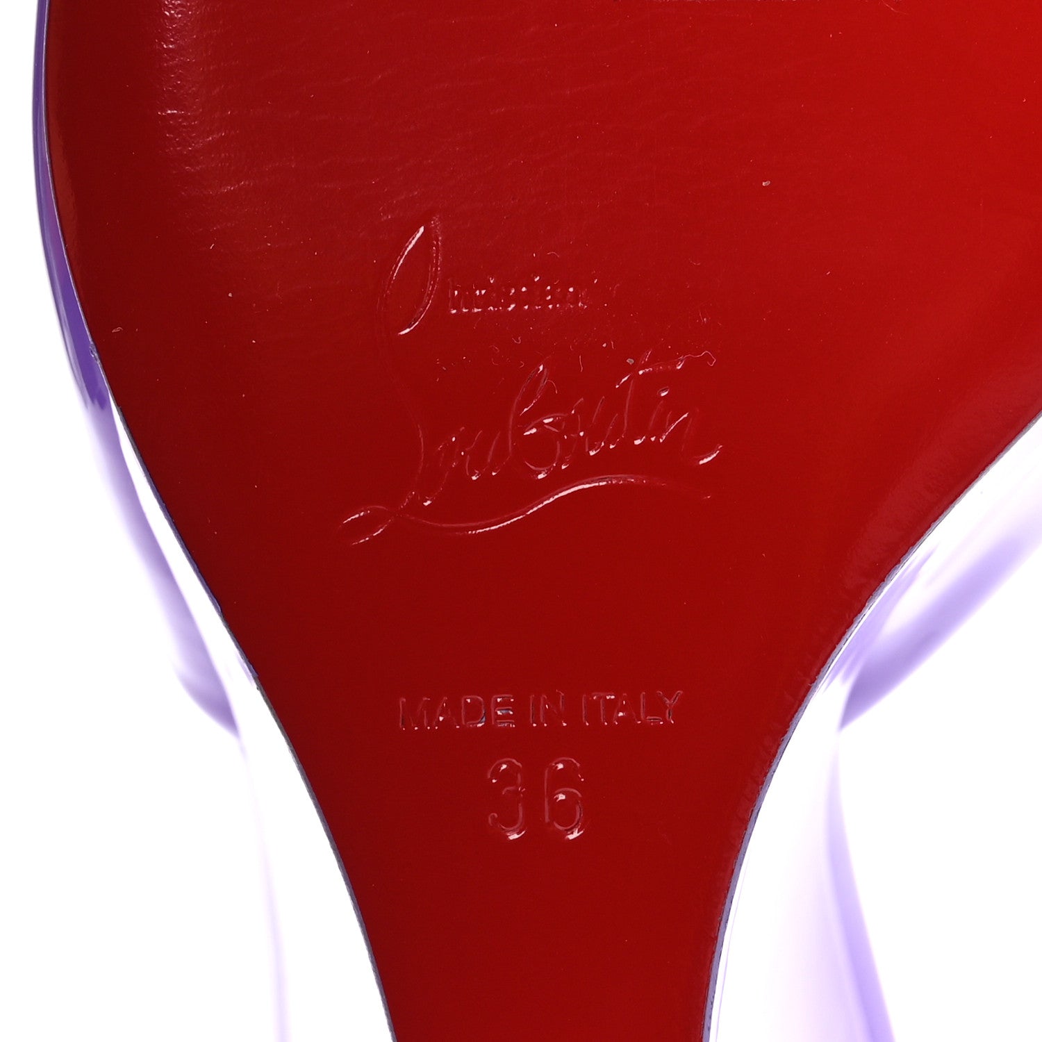 Christian Louboutin Patent Me Dolly Zeppa 85 Sandals 36 Frou Frou 7 of 8