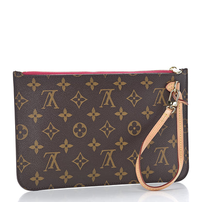 Louis Vuitton Monogram Neverfull MM GM Pochette Pivoine 3 of 10