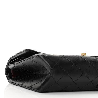 Chanel Aged Calfskin Quilted 2.55 Reissue 226 Flap Black 9 of 10
