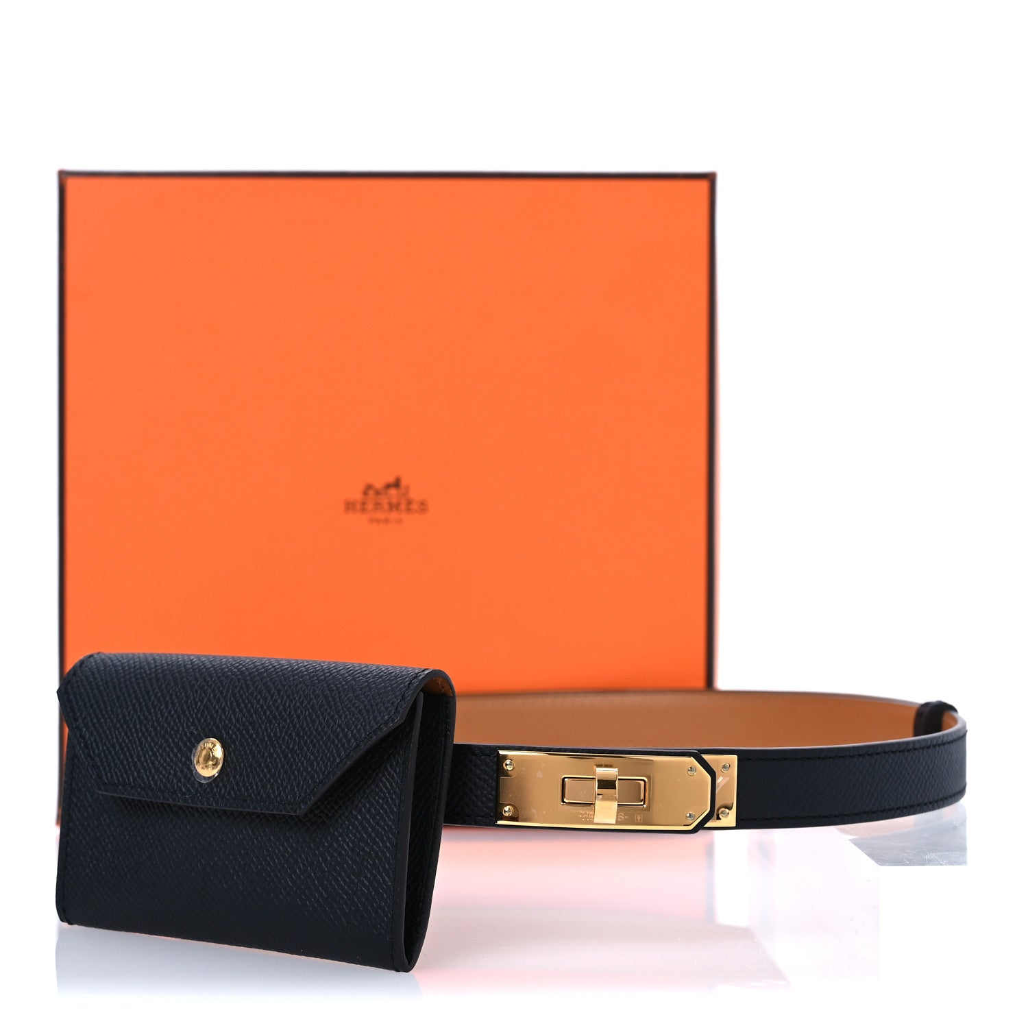Hermes Epsom Kelly Pocket Belt Black 8 of 8