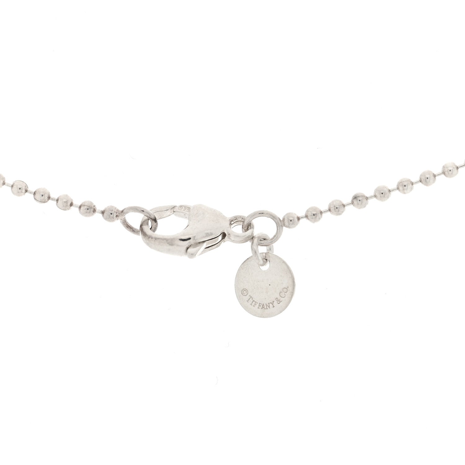 Tiffany Sterling Silver Return to Tiffany Oval Dog Tag Necklace 4 of 5
