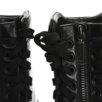 Saint Laurent Calfskin William Double-Laced Boot 35 Black 10 of 14
