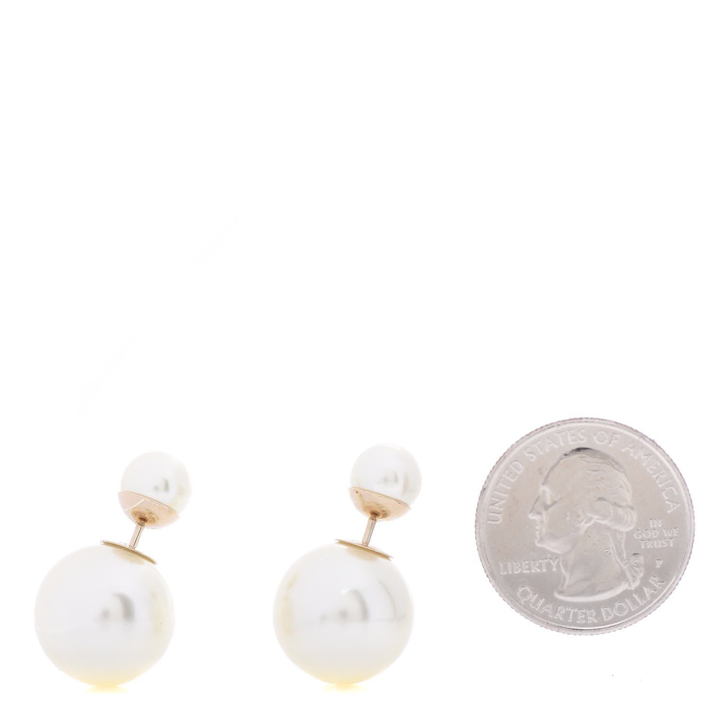 Christian Dior Pearl Mise En Dior Tribal Earrings 2 of 5
