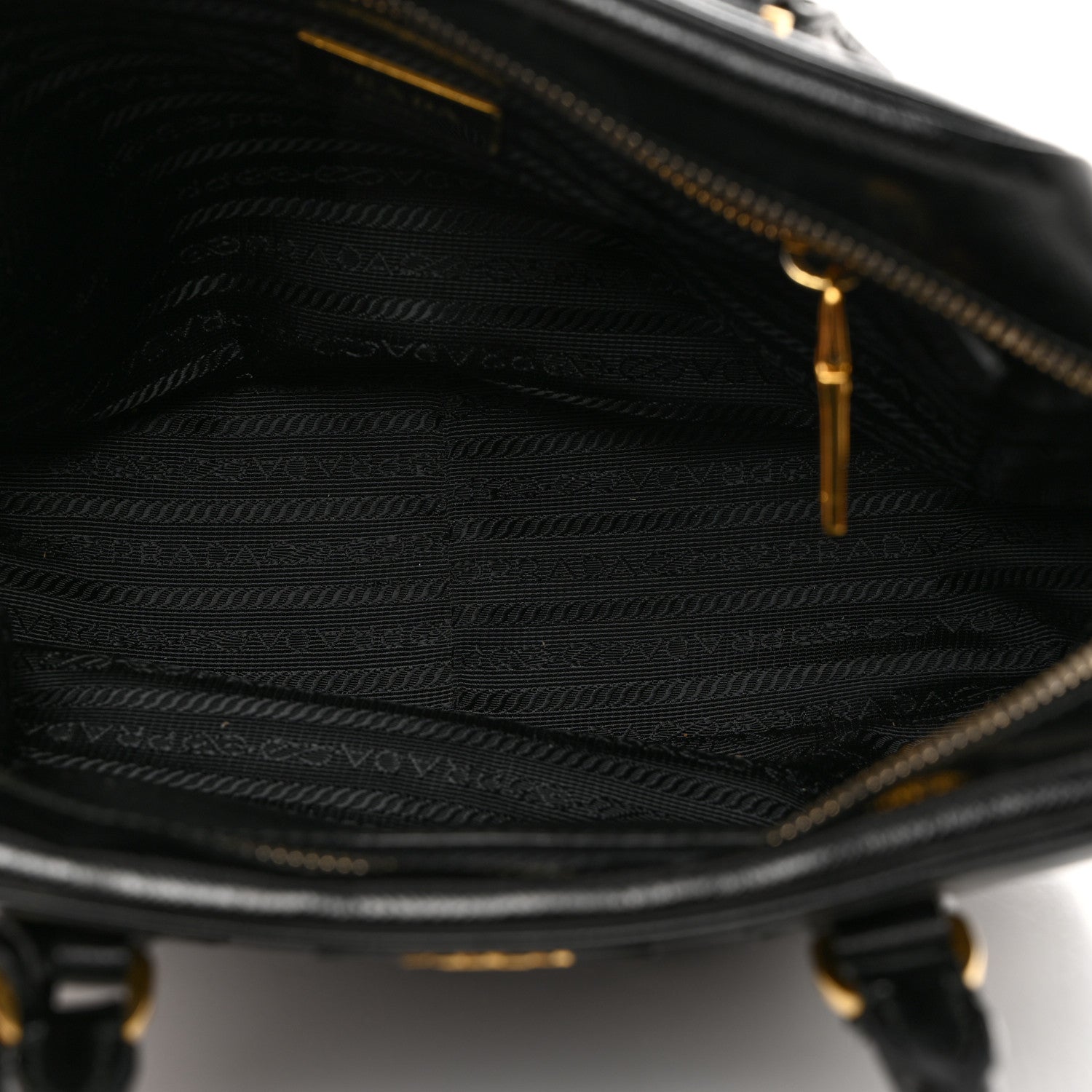 Prada Saffiano Vernice Bauletto Black 5 of 10
