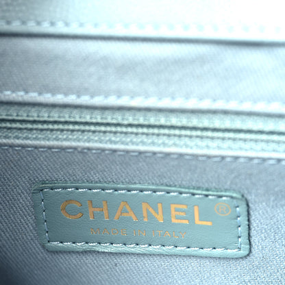 Chanel Caviar Quilted Small Business Affinity Flap Light Blue 6 of 9