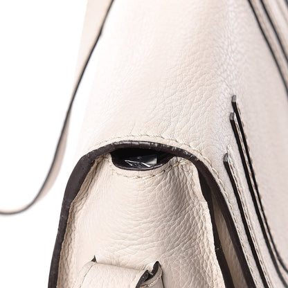 Chloe Calfskin Mini Marcie Round Crossbody Bag Dove 13 of 14