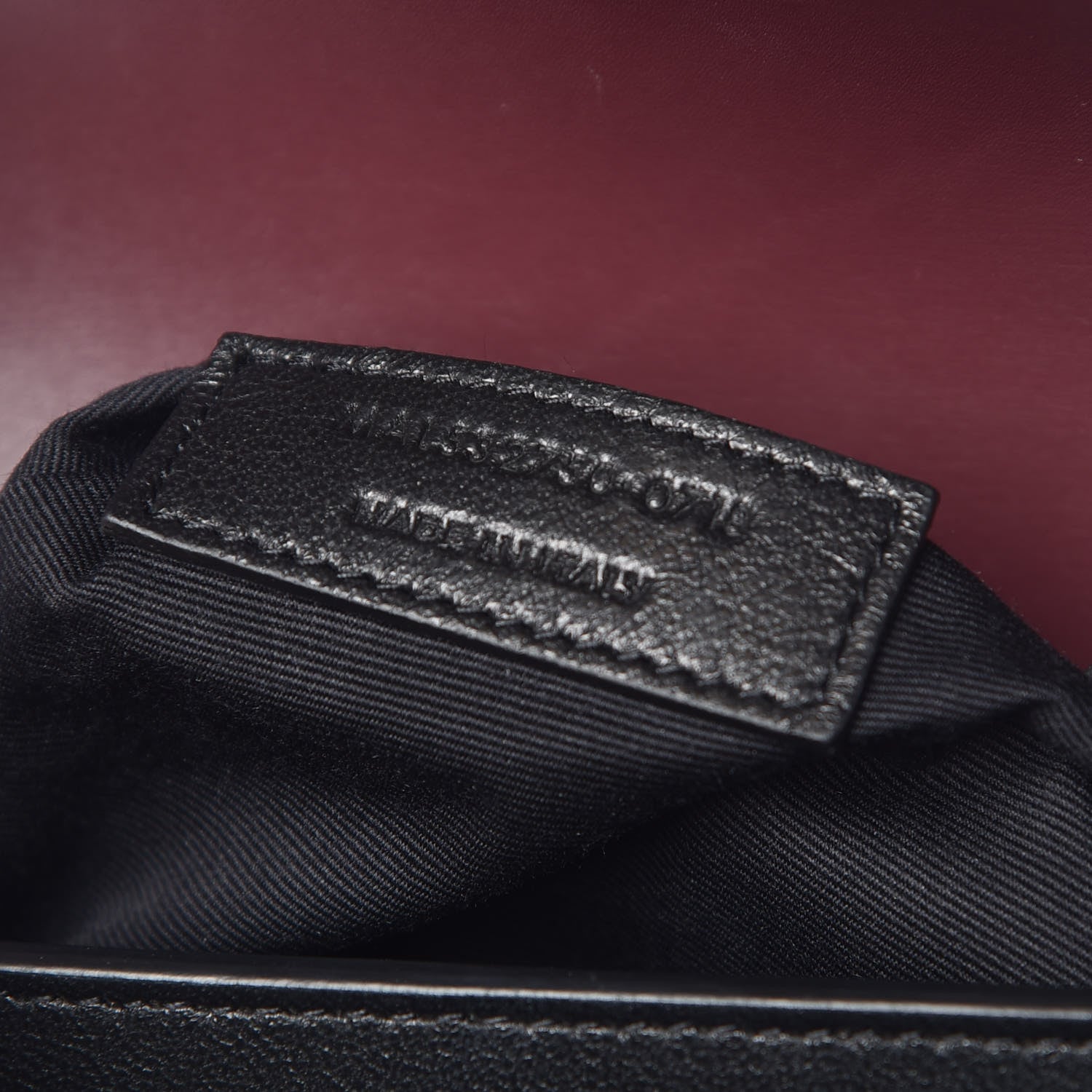 Saint Laurent Smooth Calfskin Monogram Cassandra Clasp Bag Rouge Legion 9 of 10