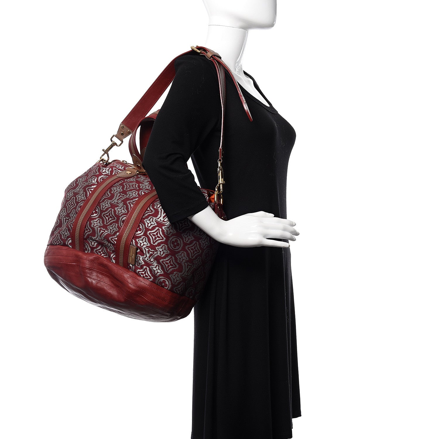 Louis Vuitton Jacquard Monogram Aviator Bordeaux 2 of 12