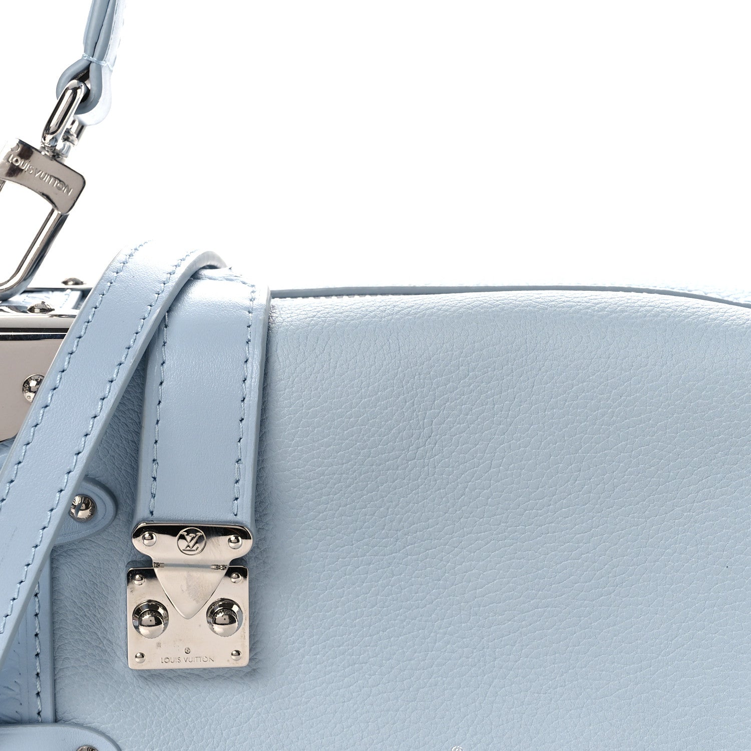 Louis Vuitton Calfskin Side Trunk PM Blue 8 of 13