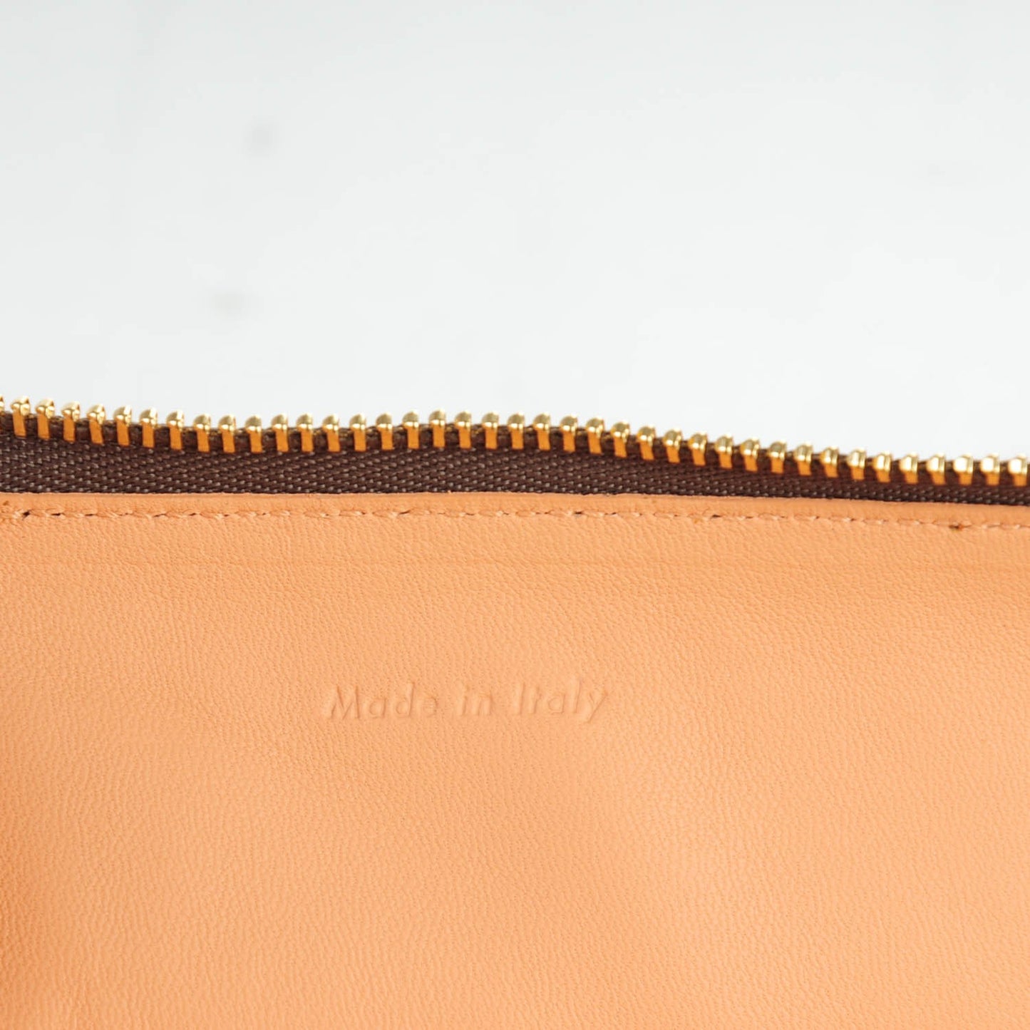 Lambskin Bi-Color Coeur iPad Clutch Blush Black