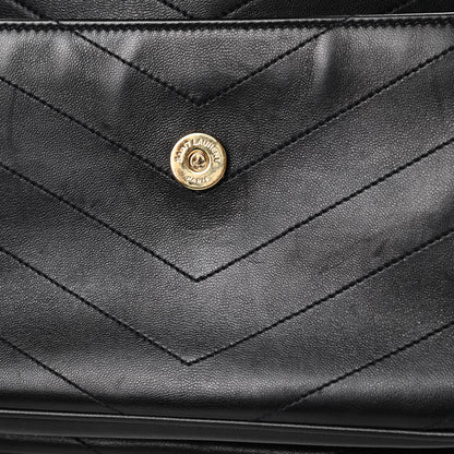 Saint Laurent Lambskin Matelasse Monogram Medium Niki Chain Satchel Black 11 of 15