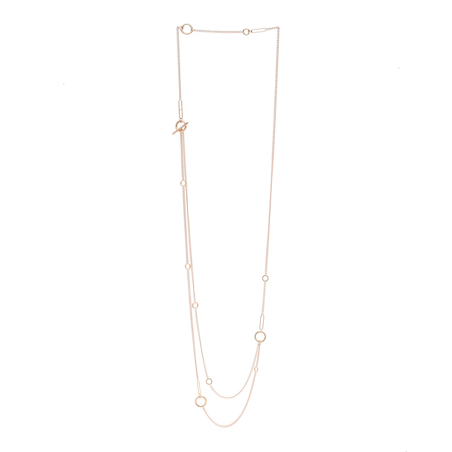 18K Rose Gold Echappee Extra Long Necklace