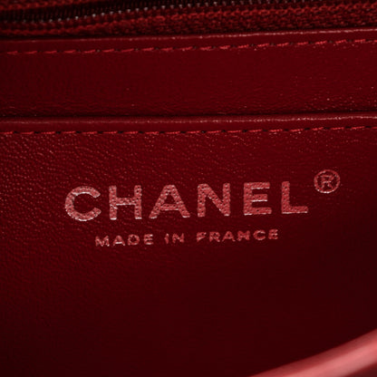 Chanel Lambskin Quilted Mini Square Flap Red 6 of 7