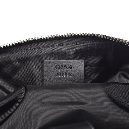 Gucci X SEGA Calfskin GUCCY Stars Dome Backpack Black Gold 9 of 11