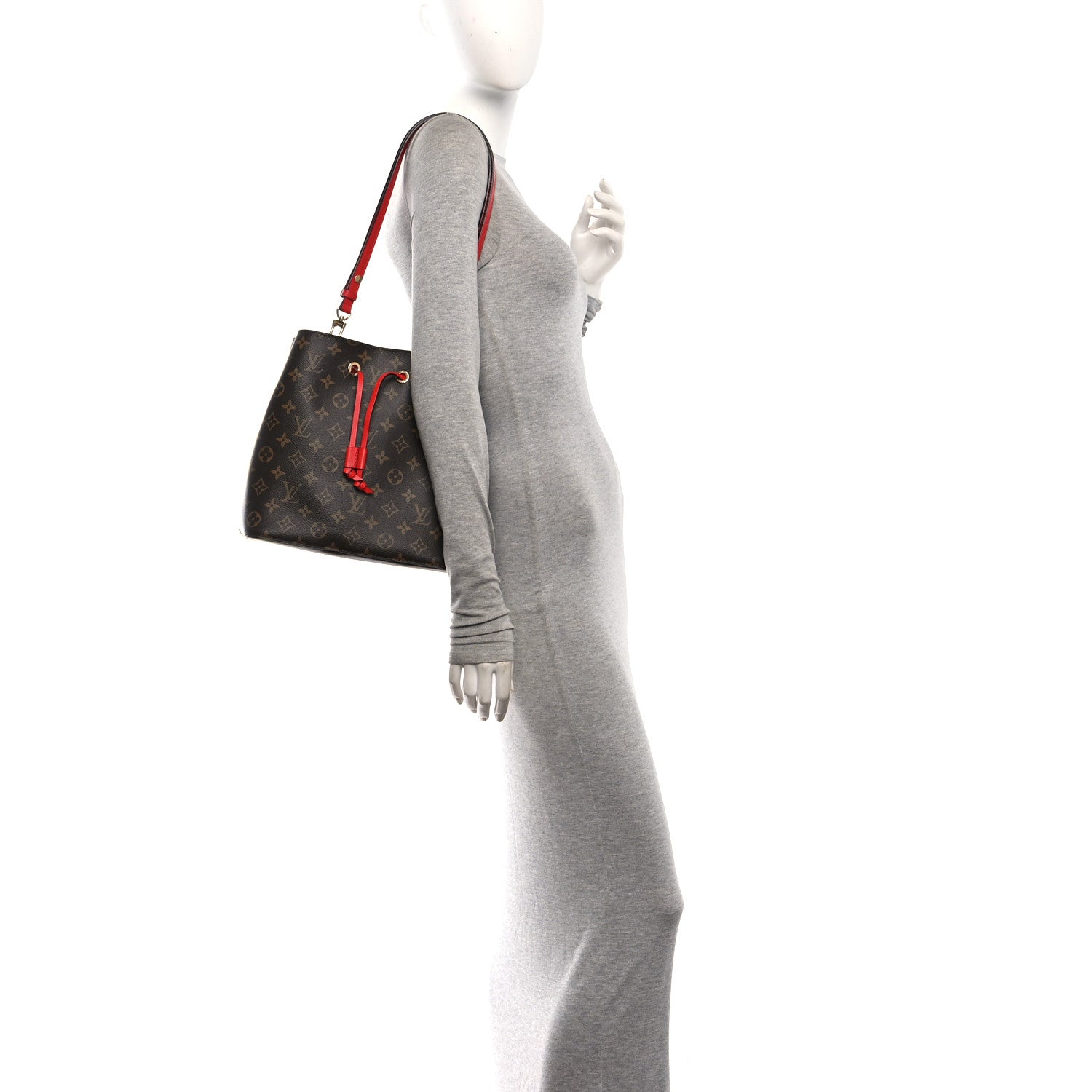 Louis Vuitton Monogram Neonoe MM Coquelicot 2 of 10