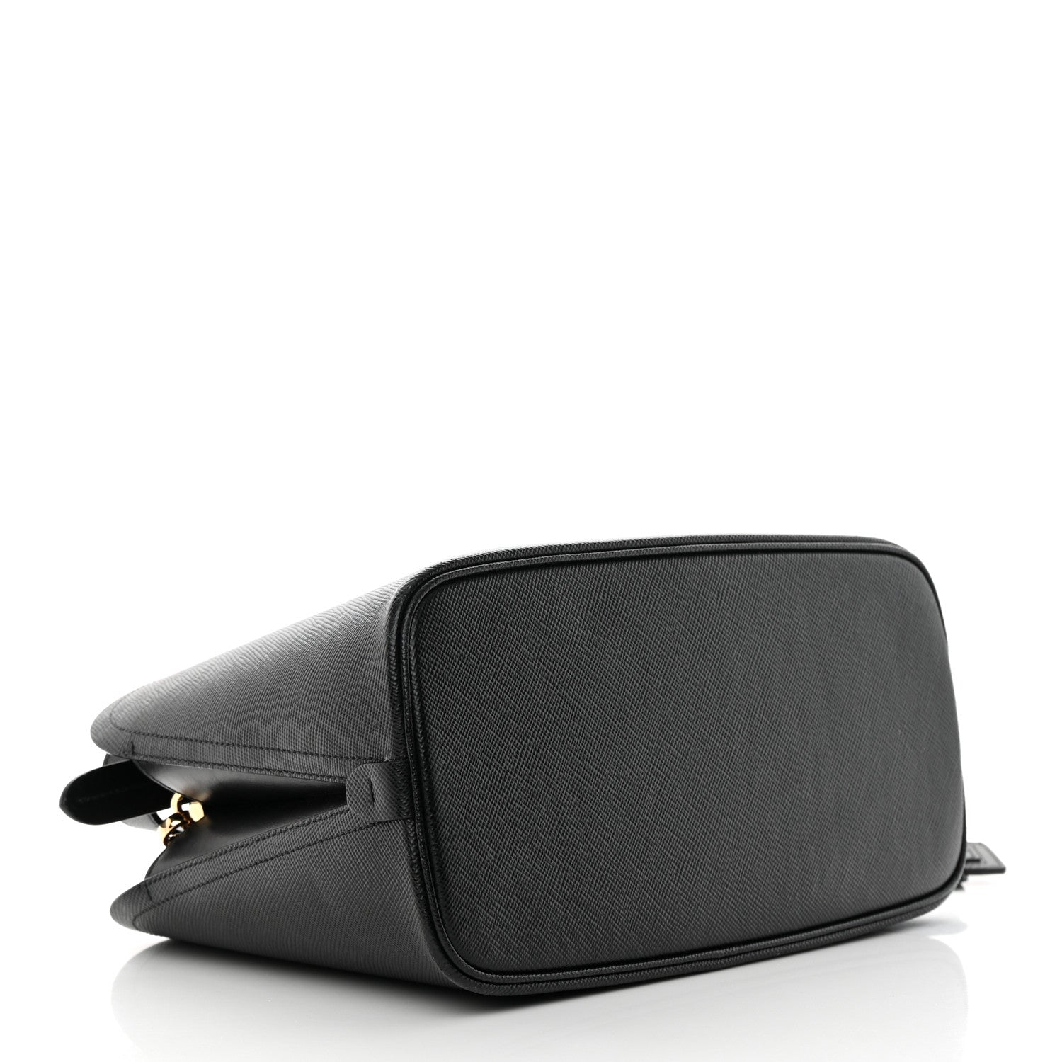 Prada Saffiano Cuir Small Matinee Tote Black 4 of 15
