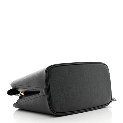 Prada Saffiano Cuir Small Matinee Tote Black 4 of 15