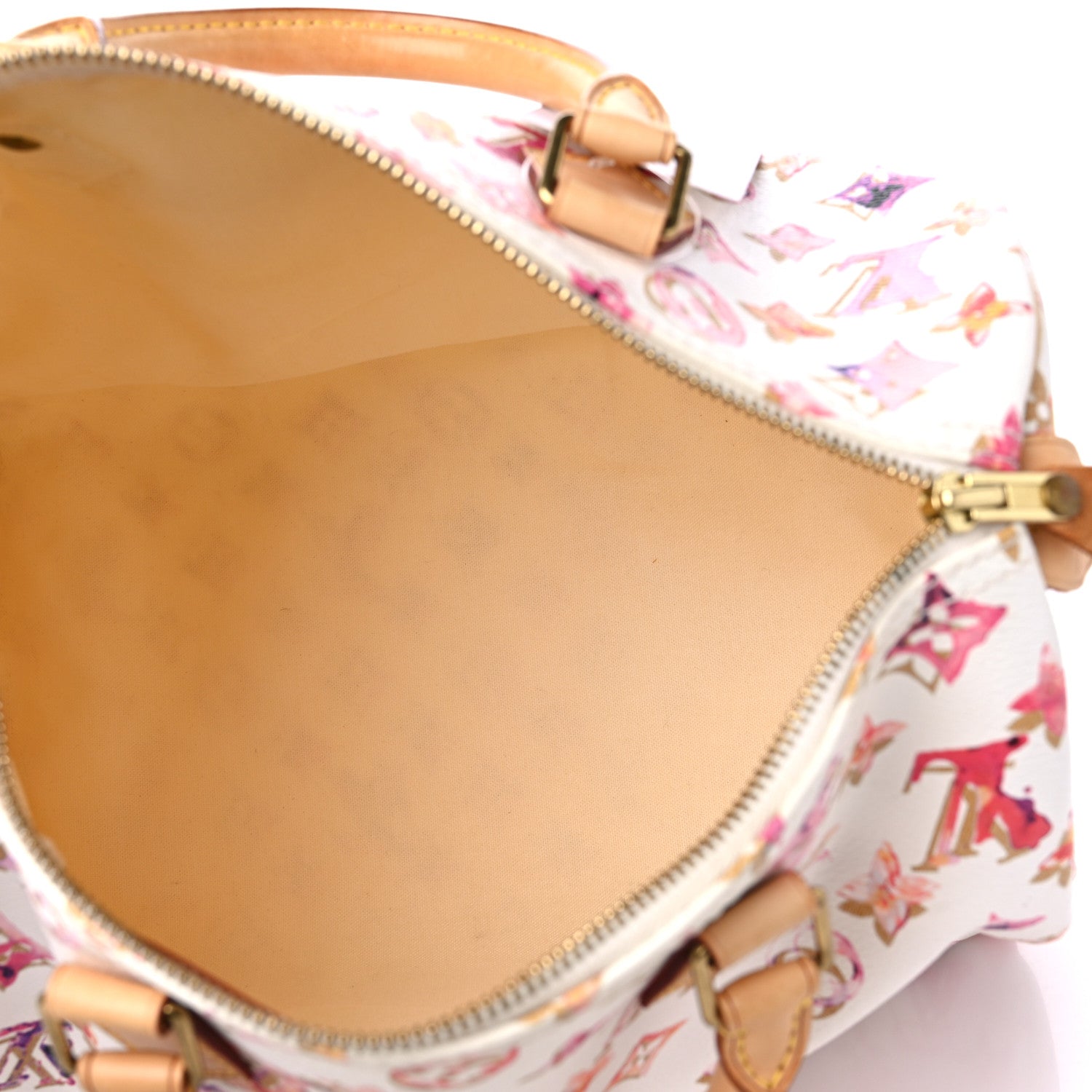 Louis Vuitton Watercolor Aquarelle Speedy 30 White 5 of 13