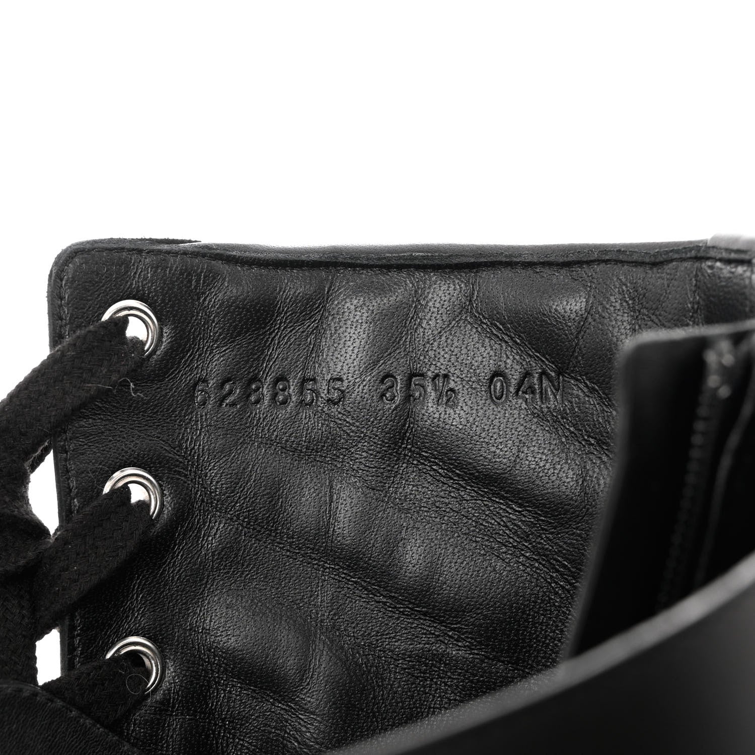 Gucci Nappa Frances GG Matelasse Platform Combat Boots 35.5 Black 7 of 9