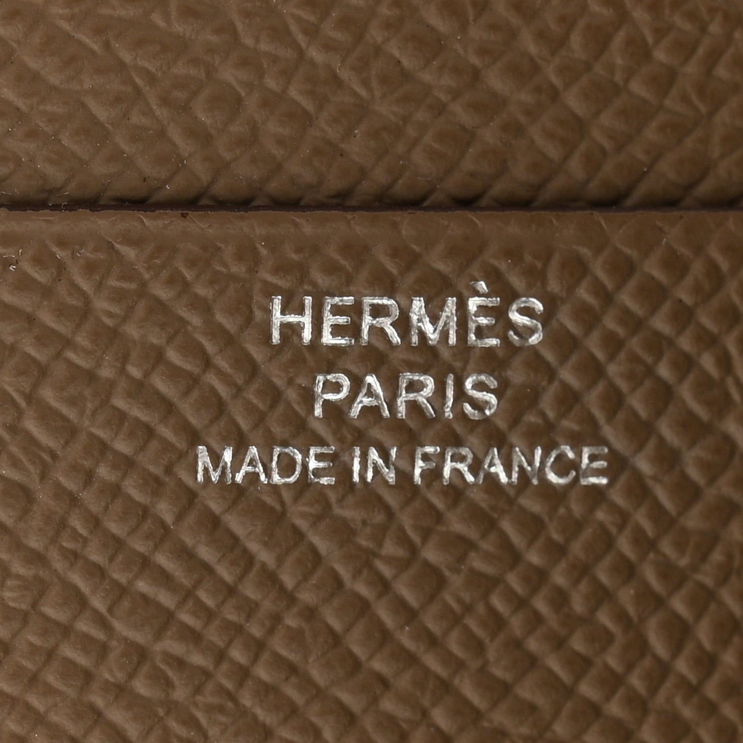 Hermes Epsom MC2 Euclide Card Holder Case Etoupe 6 of 8
