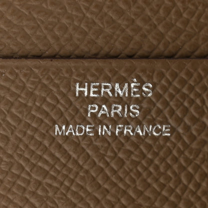 Hermes Epsom MC2 Euclide Card Holder Case Etoupe 6 of 8