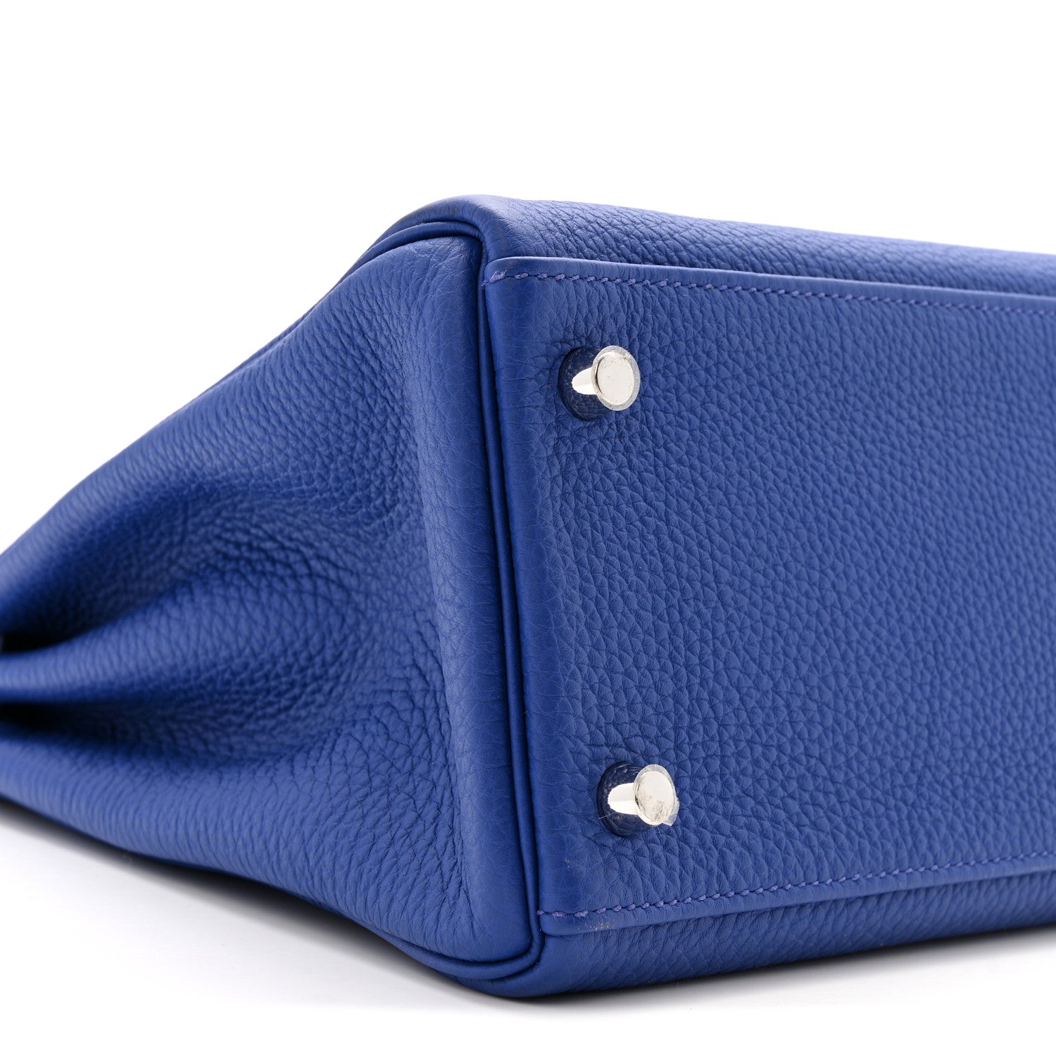 Hermes Togo Kelly Retourne 32 Bleu Electrique 9 of 17