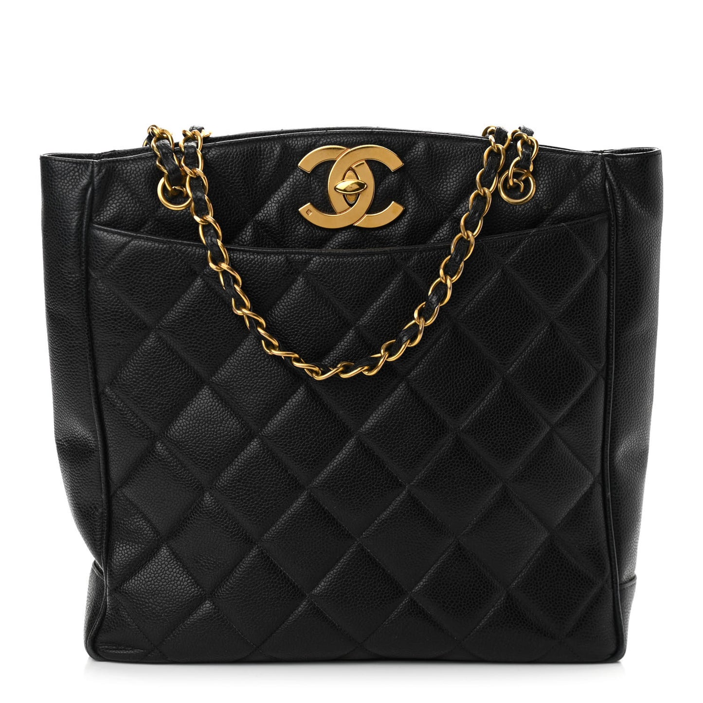 Caviar Shopper Tote Black
