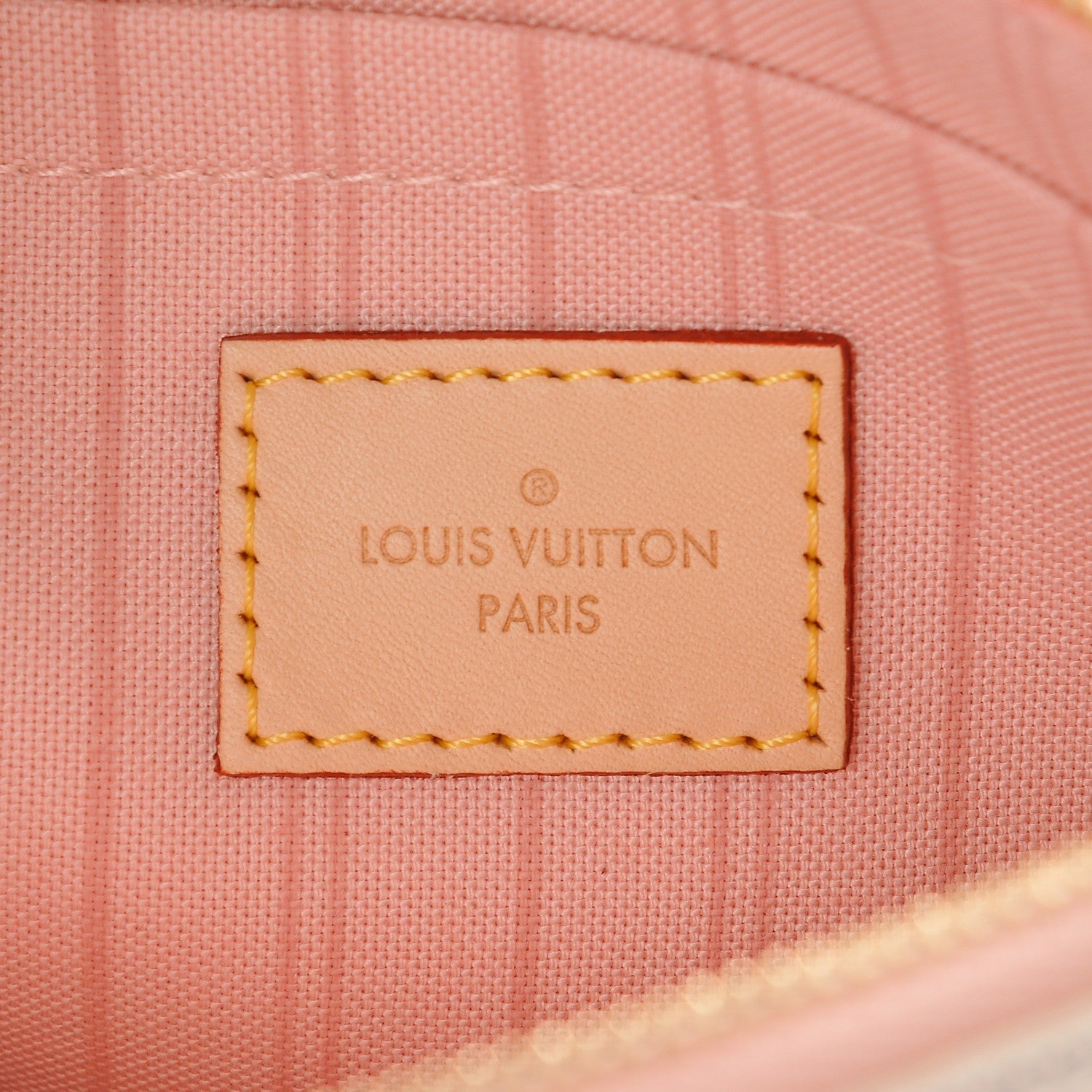 Louis Vuitton Damier Azur Tahitienne Neverfull MM GM Pochette 6 of 8