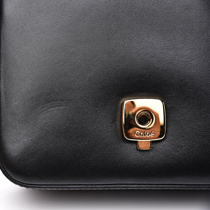 Chloe Shiny Calfskin Suede Mini C Double Carry Black 12 of 12