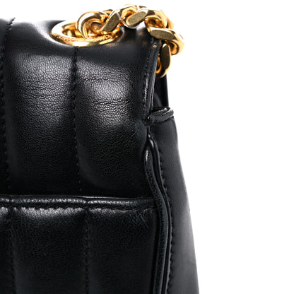 Saint Laurent Lambskin Matelasse Monogram Large Vicky Chain Bag Black 14 of 16