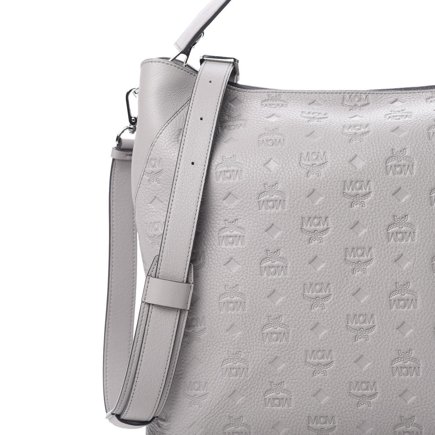 Calfskin Ottomar Monogram Large Klara Hobo Dove
