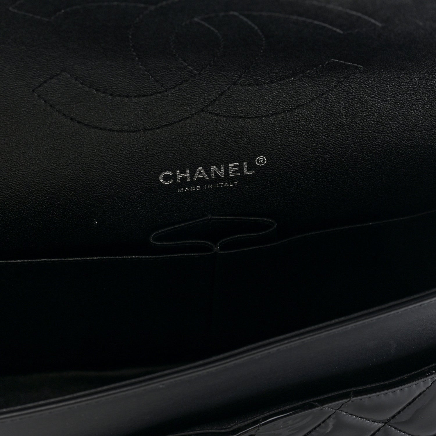 Chanel Patent Quilted Jumbo Double Flap Black 6 of 10