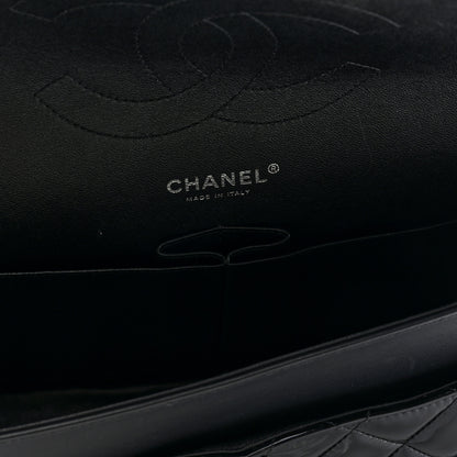 Chanel Patent Quilted Jumbo Double Flap Black 6 of 10