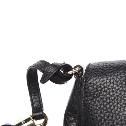 Gucci Pebbled Calfskin Small Soho Flap Crossbody Black 11 of 11