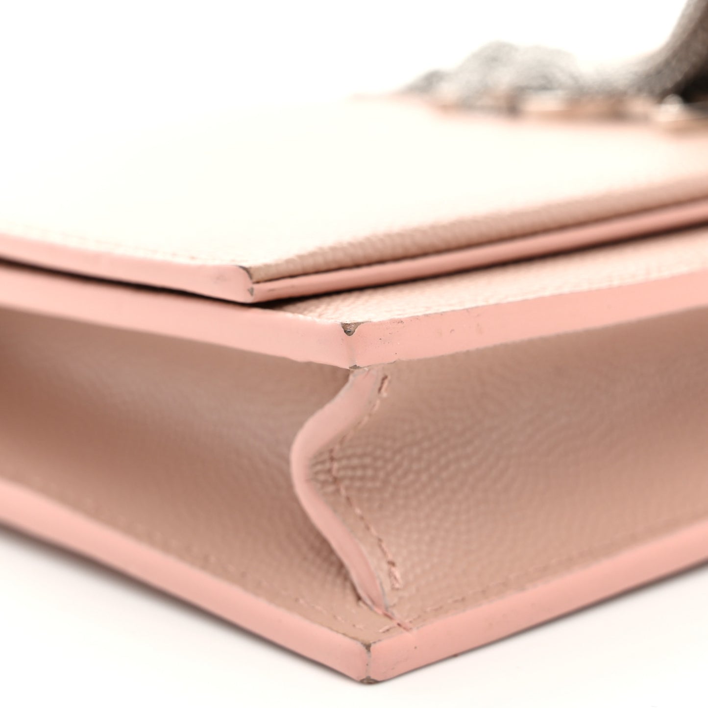 Grain De Poudre Classic Monogram Kate Tassel Chain Wallet Pale Pink