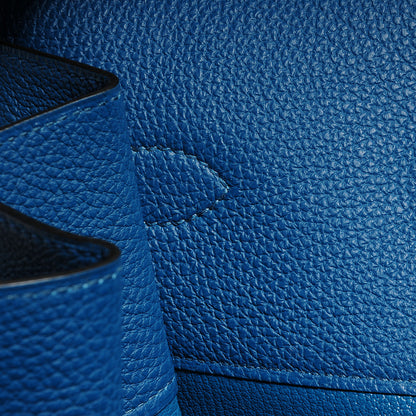 Hermes Togo HAC Birkin 40 Bleu de Galice 15 of 23