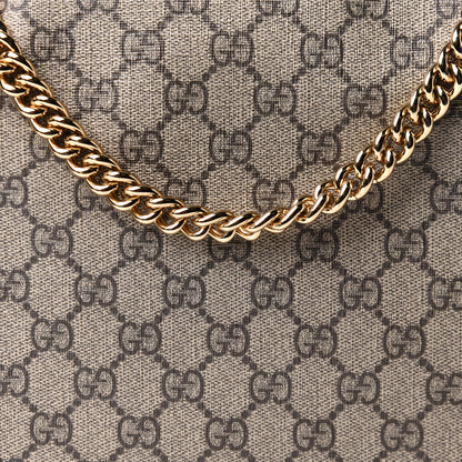 Gucci GG Supreme Monogram Large Linea A Hobo Light Brown 9 of 13