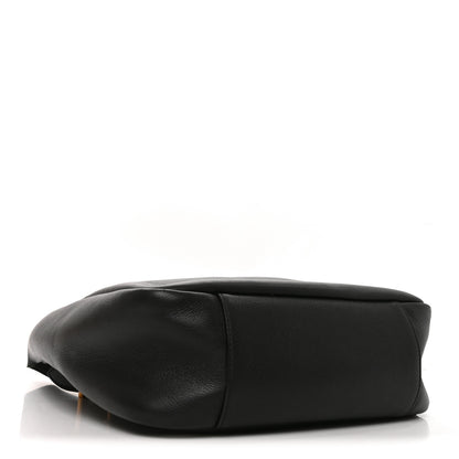 Saint Laurent Smooth Calfskin Large Le 5 A 7 Soft Hobo Black 4 of 10