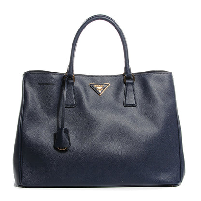 Prada Saffiano Lux Large Tote Baltico 1 of 10