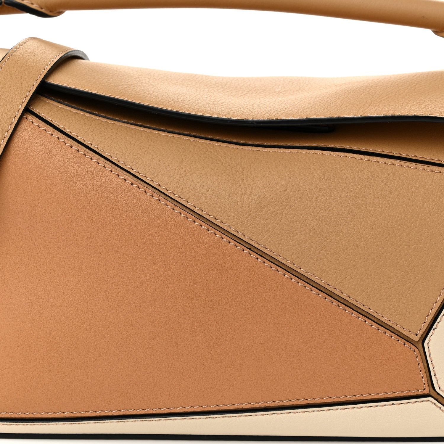 Loewe Calfskin Small Puzzle Bag Dune Warm Desert 7 of 9