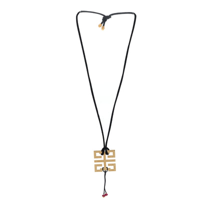 Cartier 18K Yellow Gold Ruby Le Braiser du Dragon Pendant Cord Necklace 2 of 6