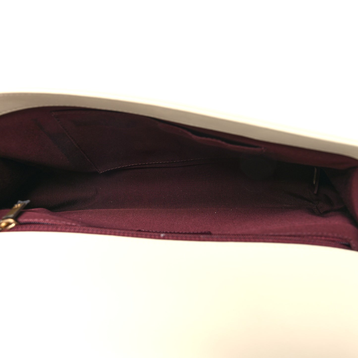 Caviar Suede Calfskin Chevron New Medium Boy Flap White