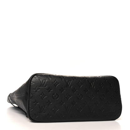 Louis Vuitton Empreinte Monogram Giant Neverfull MM Black 4 of 9