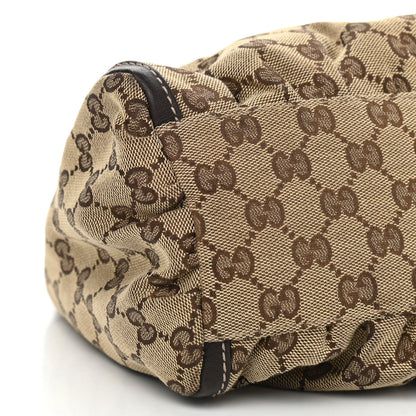 Gucci Monogram Medium D Gold Ring Hobo Dark Brown 9 of 18