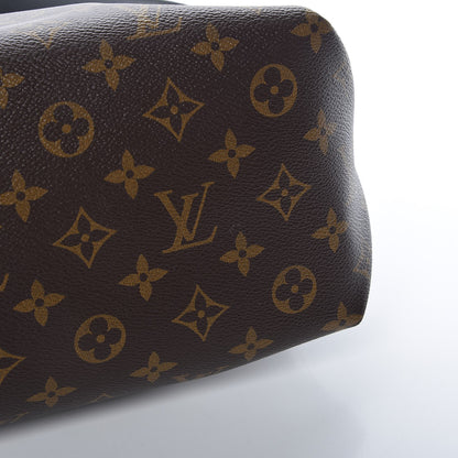 Louis Vuitton Monogram Flower Zipped Tote MM Black 11 of 12