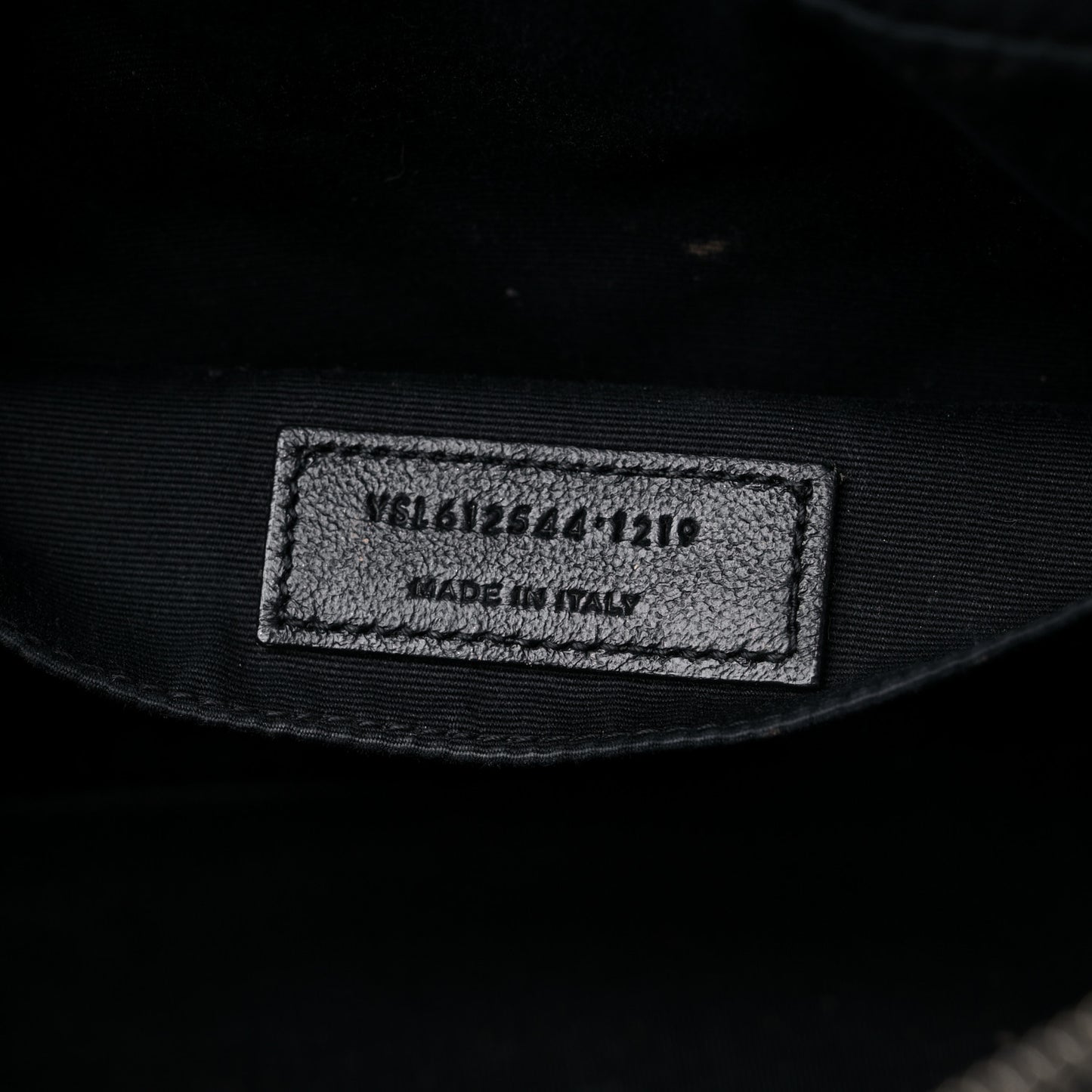 Calfskin Matelasse Monogram Lou Camera Bag Black