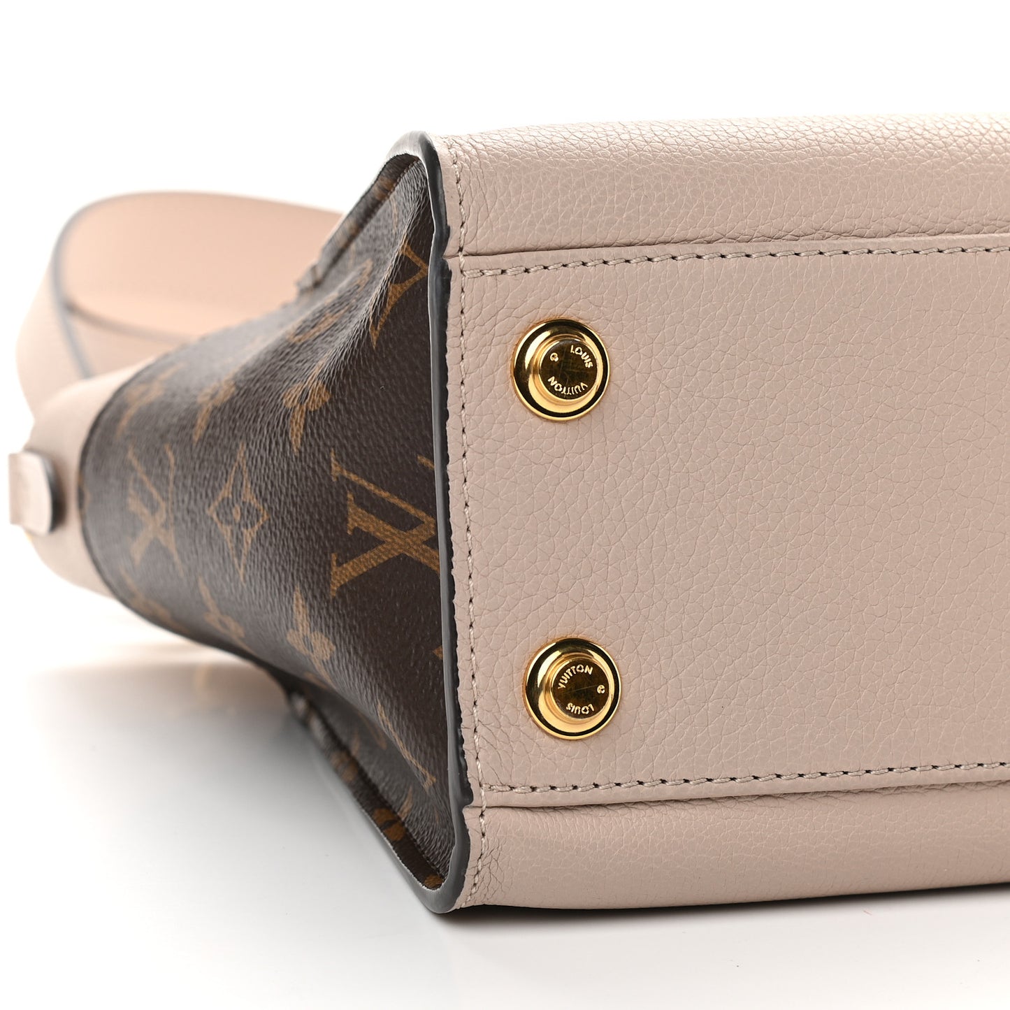 Calfskin Monogram On My Side PM Greige