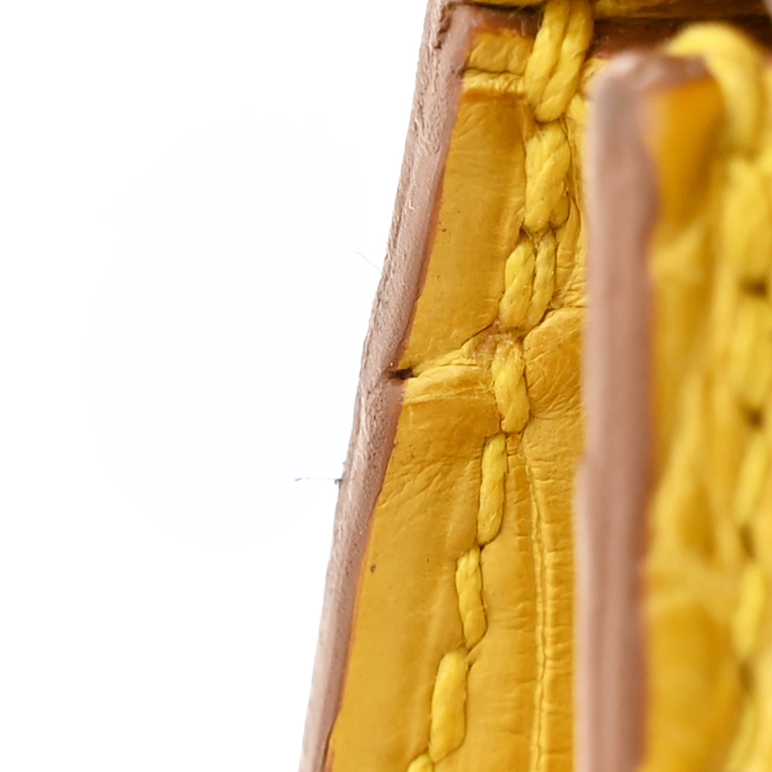 Hermes Matte Alligator Mini Kelly Sellier 20 Mimosa 12 of 16